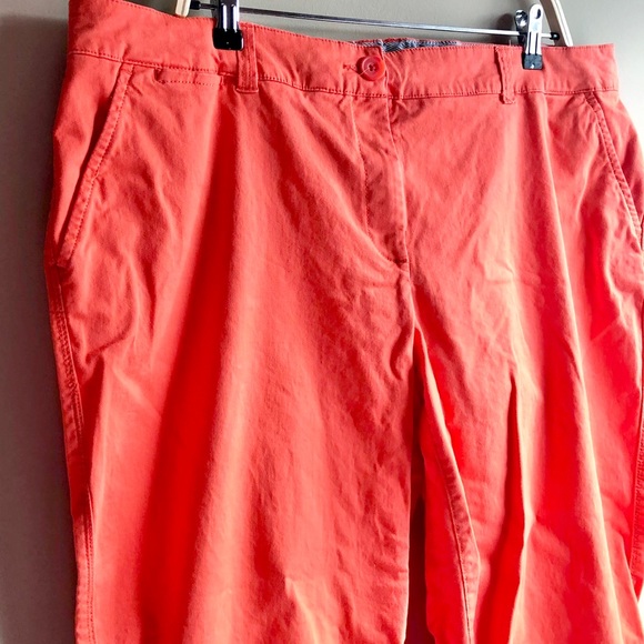 Crown & Ivy Coral Khakis - Picture 2 of 4